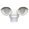 Nuvo 65/217, LED Dual-Head Security Light, Motion Sensor, White, 4000K