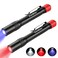 EverBrite 2 Pack Red Light Penlight Flashlight with UV and White Light
