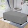 Easy-Going Stretch XX-Large Rectangle Ottoman Cover Light Grey