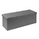 PINPLUS Folding Storage Ottoman Bench, Grey Linen