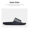 Coach Udele Coated Canvas Slide Charcoal/Black 9 B