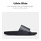Coach Udele Coated Canvas Slide Charcoal/Black 9 B