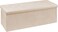 PINPLUS Folding Storage Ottoman Bench, Beige Velvet Tufted
