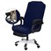 SARAFLORA Office Chair Cover - Large, Navy - Removable Protector for Pets