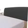 Easy-Going Stretch Jacquard Bed Headboard Cover, Queen, Dark Gray