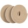 softtouch 1/2" x 60" Self-Stick Heavy Duty Felt Strips with Adhesive Backing, Beige (3 Pack)
