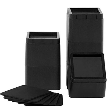 BTSD-home Bed Risers 3 Inch, 6 Pack