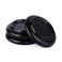 FameFame 3 Pack for Grand Pianos, Solid Wood Piano Caster Cups, Black