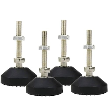 M8 Leveling Feet 880 Lb Capacity, 2.83 Inches Height - 2 Inches Base, 4Pcs