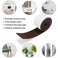 Shappy 2 Pcs Felt Strips with Adhesive Backing Felt Tape Roll Non Slip