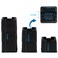 BTSD-home Adjustable Bed Risers 3 Inch or 6 Inch for Furniture Wheels