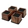 BTSD-home Wood Bed Risers 3 Inch, 4 Pack
