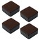 Antrader 1.2 Inch Self-Adhesive Bed Risers with Felt Pad,Carbon Steel,4Pcs