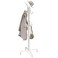 Simple Houseware Standing Coat/Hat Hanger Organizer Rack, 12 Hooks, White