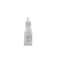 Deco 79 Polystone Elephant Decorative Sculpture Home Decor Statue, Accent Figurine 2" x 14" x 7", Silver