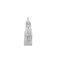 Deco 79 Polystone Elephant Decorative Sculpture Home Decor Statue, Accent Figurine 2" x 14" x 7", Silver