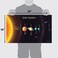 Palace Learning Solar System Poster for Kids Long] (LAMINATED, 18" x 29")