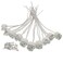 Mr16 Socket,10 Pack 2 Pin Halogen Mr16 Lamp Holder Gu5.3 Socket GY6.35 Ceramic Lamp Holder with M3 Clearance Hole Fixings.