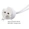 Mr16 Socket,10 Pack 2 Pin Halogen Mr16 Lamp Holder Gu5.3 Socket GY6.35 Ceramic Lamp Holder with M3 Clearance Hole Fixings.