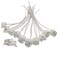 Mr16 Socket,10 Pack 2 Pin Halogen Mr16 Lamp Holder Gu5.3 Socket GY6.35 Ceramic Lamp Holder with M3 Clearance Hole Fixings.