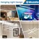 Muzata 5Pack 3.3FT Spotless LED Channel Diffuser with Hanging Wire U116