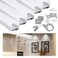 Muzata 5Pack 3.3FT Spotless LED Channel Diffuser with Hanging Wire U116