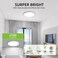 hykolity 12 Inch Selectable CCT LED Round Flat Panel Light,3CCT