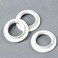 FASTROHY 6pcs White Lampshade Collar Ring Replacement Lamp E14 Home Gadget