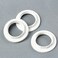 FASTROHY 6pcs White Lampshade Collar Ring Replacement Lamp E14 Home Gadget