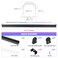 Muzata 10Pack 6.6FT/1M Black Spotless LED Channel with Milky Diffuser U108