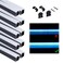 Muzata 10Pack 3.3FT/1M Black Spotless LED Channel with Milky Diffuser U108