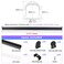 Muzata 10Pack 3.3FT/1M Black Spotless LED Channel with Milky Diffuser U108