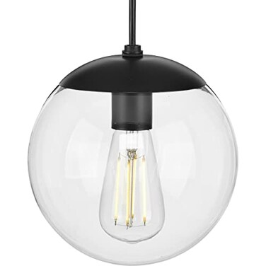 Progress Lighting Atwell Pendant Light, Matte Black