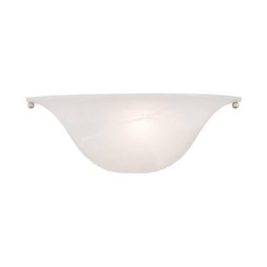 Livex Lighting 1-Light Wall Sconce, Nickel