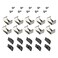 Armacost Lighting Surface Mount LED Tape Light Accessory Pack - Black 960005