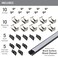 Armacost Lighting Surface Mount LED Tape Light Accessory Pack - Black 960005