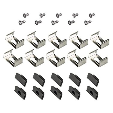 Armacost Lighting Surface Mount LED Tape Light Accessory Pack - Black 960005