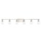 Progress Lighting Adley 6-Light Bath Vanity Light, Brushed Nickel
