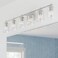 Progress Lighting Adley 6-Light Bath Vanity Light, Brushed Nickel
