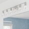 Progress Lighting Adley 6-Light Bath Vanity Light, Brushed Nickel