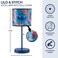 Lilo &amp; Stitch Stick Table Kids Lamp with Pull Chain, Themed Printed Decorative Shade