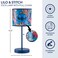 Lilo &amp; Stitch Stick Table Kids Lamp with Pull Chain, Themed Printed Decorative Shade