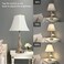 LALISU Farmhouse Table Lamp Touch Control 3-Way Table Lamp with USB Charge