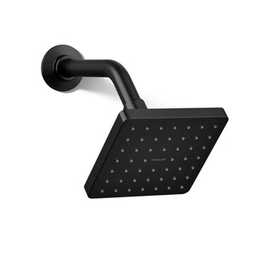 Kohler 24805-BL Parallel &reg; Single-function showerhead, 2.5 gpm, Matte Black