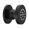 Solid Brass Body Spray Shower Jet - Round Massage Side Sprayer Spa System Shower Set Adjustable Wall Mounted, Matte Black Finish