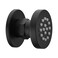 Solid Brass Body Spray Shower Jet - Round Massage Side Sprayer Spa System Shower Set Adjustable Wall Mounted, Matte Black Finish