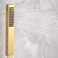 Asyas Square Solid Brass Hand Held Shower Head (Gold)