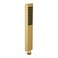 Asyas Square Solid Brass Hand Held Shower Head (Gold)