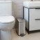 iTouchless 3 Gallon Step Wastebasket for Bathroom with Lid and Deodorizer