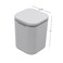 Morcte 1-Pack 0.5 Gallon Tiny Trash Can, Gray Mini Desktop Garbage Can